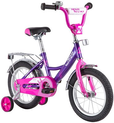 Велосипед детский  Novatrack VECTOR 14" 9" Лиловый 143VECTOR.LC20 2020