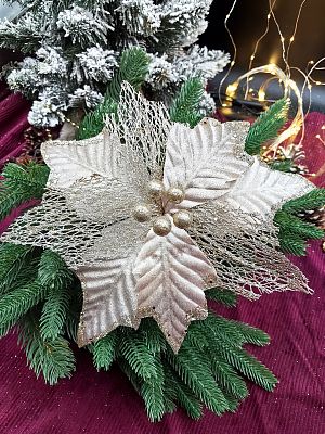 Цветок шампань d 32 см Р-7551