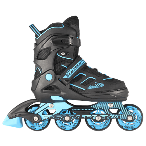 													Роликовые коньки Tech Team Indi Grab, 35-38 Black - Blue, , 00010015