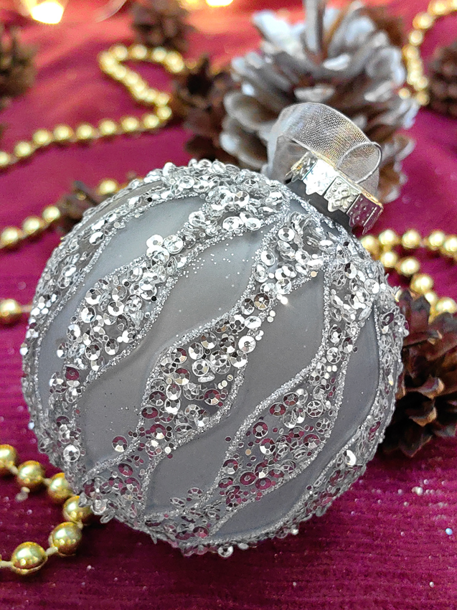 Шар туманный 8 см, стекло Merry Green MG24206 фото 2 Шар туманный 8 см, стекло Merry Green MG24206 фото 2