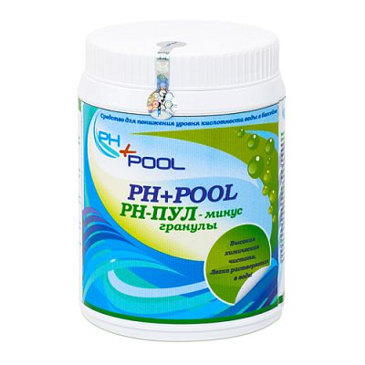 Коррекция pH PH+POOL (минус) 1 кг. Гранулы 330001/330020