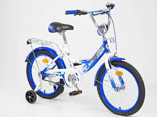 Велосипед детский MAXXPRO MAXXPRO-N20-1 18" 10,5" сине-белый MAXXPRO-18-6 (2020) 
