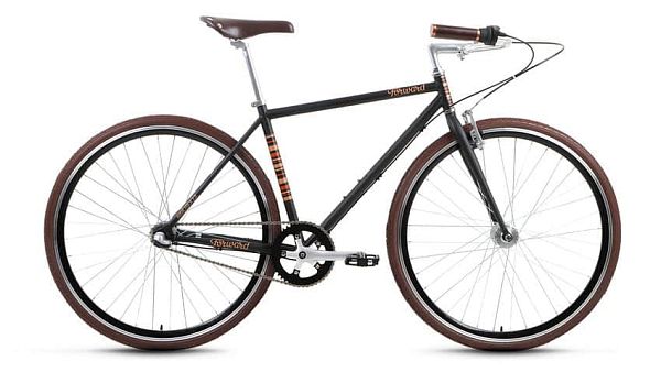 Велосипед городской FORWARD Indie Folk 1.0 28"/700c 18" 3 ск. черный матовый FORWARD Indie Folk 1.0 
