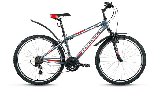 													Велосипед горный FORWARD Sporting 1.0 27.5" 15" 18 ск. серый FORWARD Sporting 1.0 15" серый 