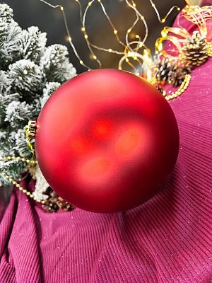 Шар 20 см 1 шт красный 200MP01-01R