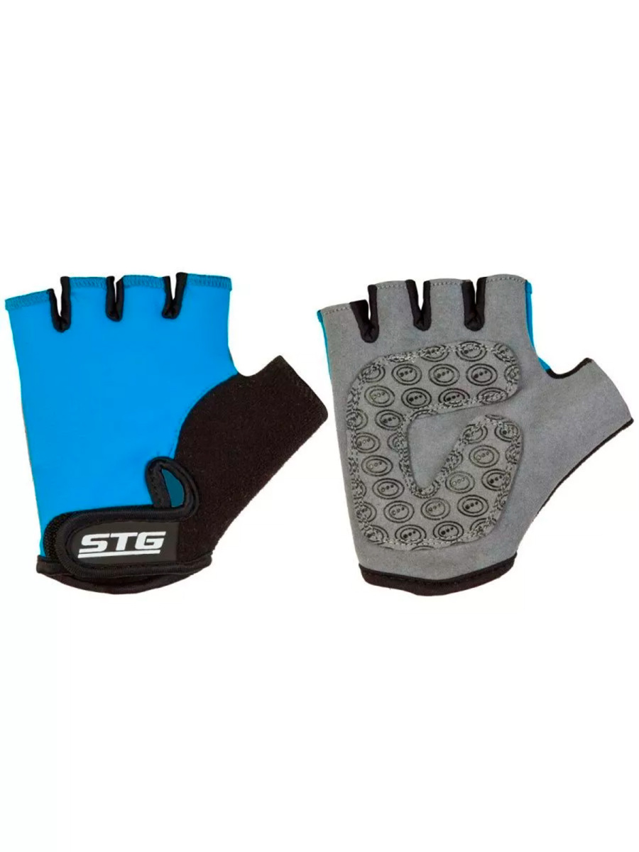 Велоперчатки STG 819 L черный, голубой Х87905-Л фото 4 Велоперчатки STG 819 L черный, голубой Х87905-Л фото 4