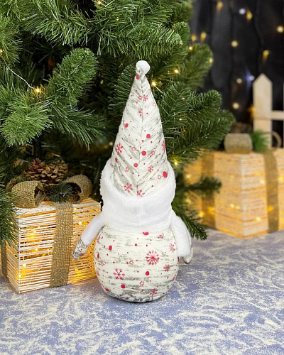 													Снеговик средний см белый XX-06White фото 2