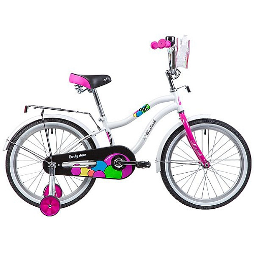 													Велосипед детский  Novatrack CANDY 20"  белый 205CANDY.WT9 2019