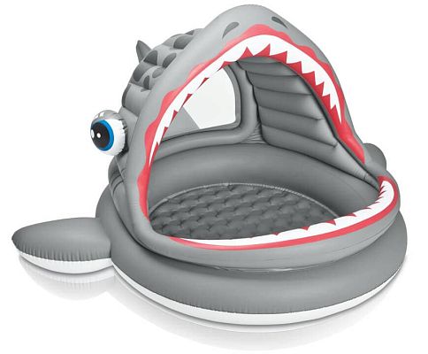 Бассейн детский надувной Intex АКУЛА 201х198х109 см, арт. 57120