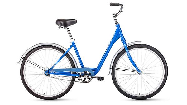 Велосипед городской FORWARD Grace 26 1.0 26" 17"  ск. синий  2019