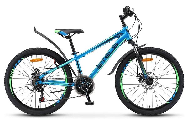Велосипед горный STELS Navigator 400 MD 24" 12" 18 ск. синий LU073718 