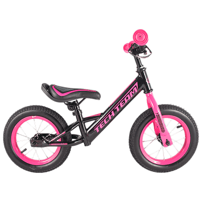 Велосипед Беговел  Tech Team Gamer 12" XS черно-розовый W0005678 2019