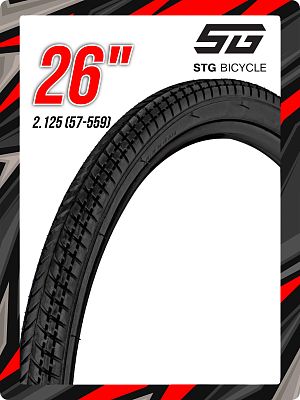 Велопокрышка Wanda 26"x2.125 (57-559) P1136 (BL-775)  черный 26WD1136-2/Х103333