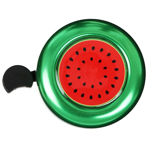 													Звонок велосипедный Graffiti «Арбузик» черный, зеленый 7362425 фото 2