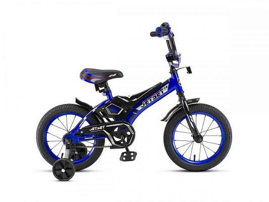 Велосипед детский JetSet  14"  сине-черный JS-N1403 