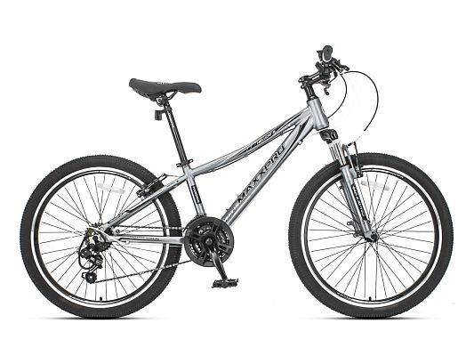 Велосипед горный MAXXPRO HELLCAT 24" 12" 21 ск. серо-черный N2404-3 2021