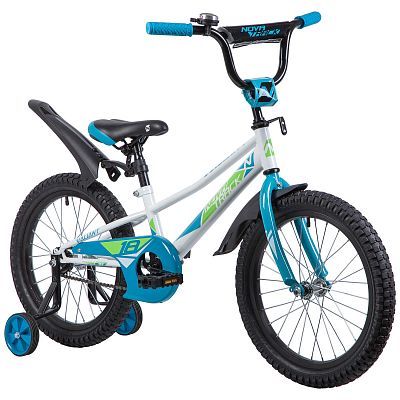 Велосипед детский Novatrack VALIANT 18" 10,5" 1 ск. белый 183VALIANT.WT9 