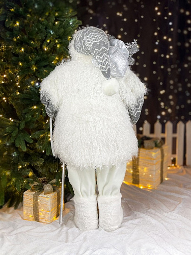 													Дед Мороз  90 см серый, белый S1088-36 фото 2