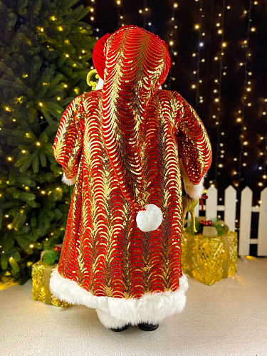 													Дед Мороз  93 см коричневый P-5308 фото 2