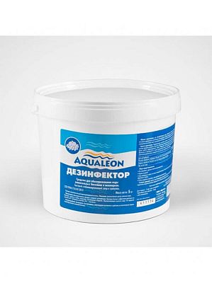 Быстрый стабилизированный хлор Aqualeon Дезинфектор 5 кг. Гранулы DB5G