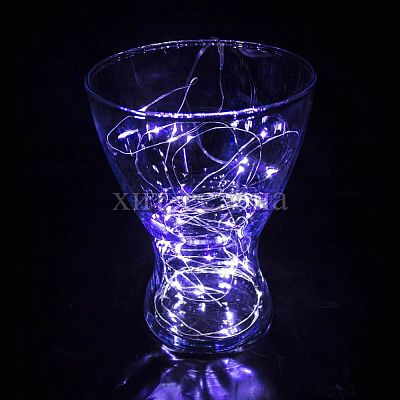 Светодиодная нить Роса 10 м, белый холодный 100 LED, 8 режимов, провод шампань, GG2019822 Светодиодная нить Роса 10 м, белый холодный 100 LED, 8 режимов, провод шампань, GG2019822