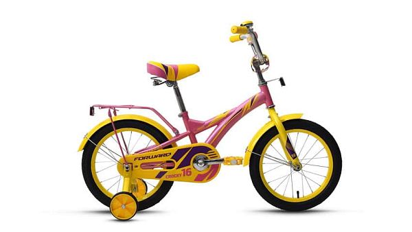 Велосипед городской FORWARD Crocky 16 girl 16"  1 ск. розовый глянцевый FORWARD Crocky 16 girl  розо