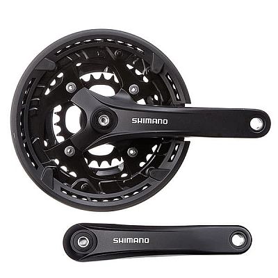 Система шатунов Shimano FC-TY3010 с защитой, под квадрат, 48-36-26T, 175 мм, Х88960