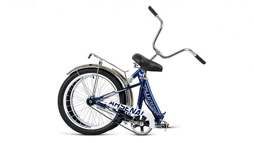													Велосипед городской складной  FORWARD ARSENAL 20 1.0 20" 14" темно-синий/серый RBKW1YF01012 2021 фото 2