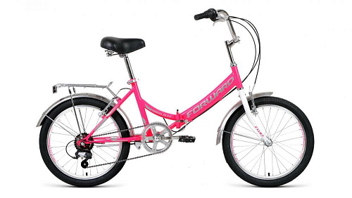 													Велосипед городской складной  FORWARD ARSENAL 20 2.0 20" 14" розово-серый RBKW1YF06007 2021