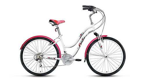 													Велосипед городской FORWARD женский Evia 26 2.0 26" 16" 21 ск. белый глянцевый FORWARD Evia 26 2.0 1