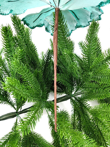 													Цветок бирюзовый d 23 см Flo-12-6Bir фото 3