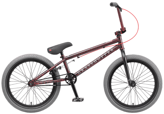 Велосипед BMX  Tech Team GRASSHOPPER 20" 20,5" красно-серый 840013 
