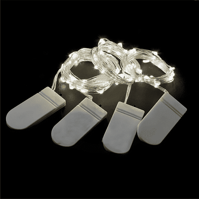 Светодиодная нить Роса 2 м 20 LED белый K130-403 Светодиодная нить Роса 2 м 20 LED белый K130-403