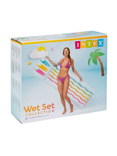 Надувной матрас INTEX Радужный 203x84 см. 58724EU фото 2 Надувной матрас INTEX Радужный 203x84 см. 58724EU фото 2