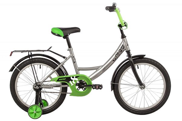 Велосипед детский Novatrack VECTOR 18" 10,5" серебристый 183VECTOR.SL22 