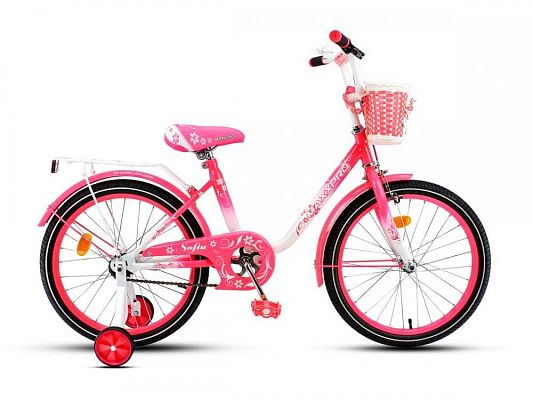 Велосипед детский MAXXPRO SOFIA 20"  бело-розовый SOFIA-20-5 