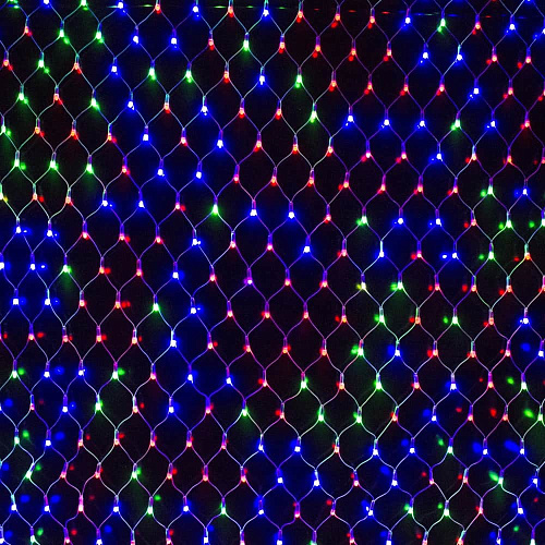 													Светодиодная гирлянда сетка 192 LED LED 2х2,5 м МИКС K130-157