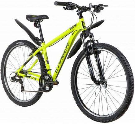Велосипед горный Stinger ELEMENT STD 27.5" 16"  ск. зеленый 27AHV.ELEMSTD.16GN10 2020