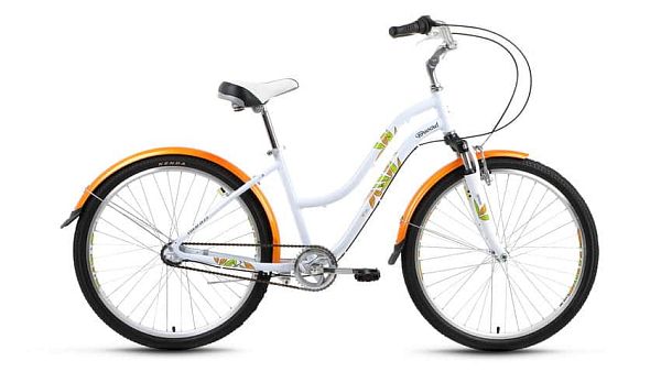 Велосипед городской FORWARD женский Evia Air 26 2.0 26" 16" 3 ск. белый глянцевый FORWARD Evia Air 2