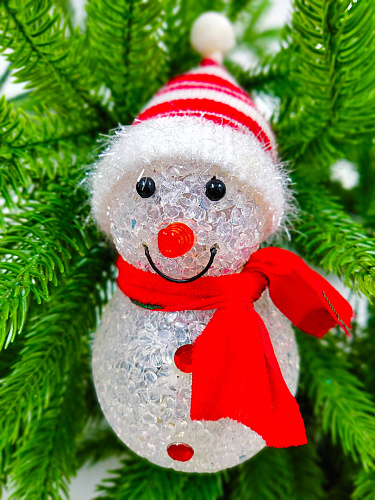 Снеговик 12 см красный 27010R Снеговик 12 см красный 27010R