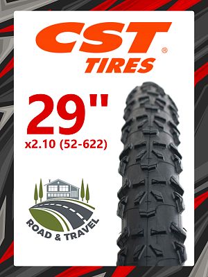 Велопокрышка CST 29"x2.10 (52-622) BEATER C1876  черный TB96666200