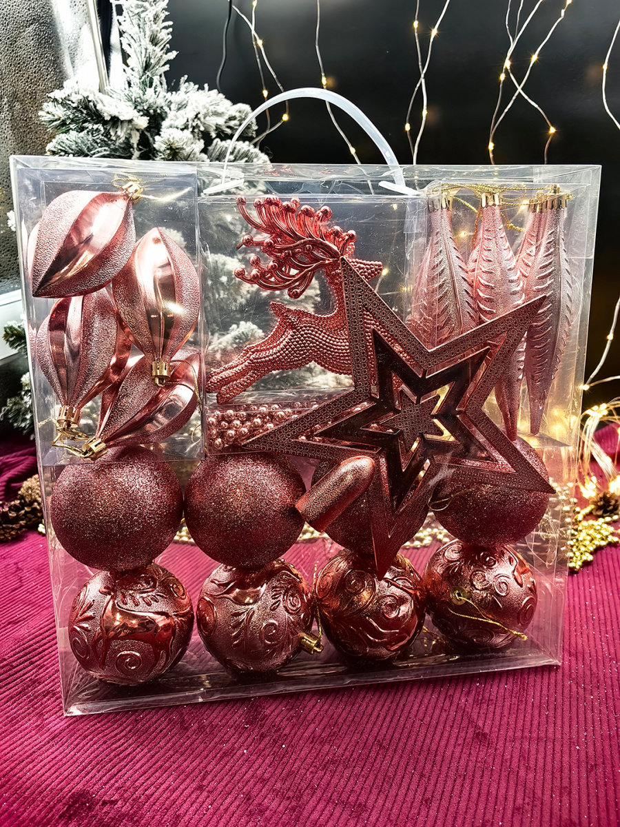 Набор шаров см 26 шт Р-5121rosegold фото 10 Набор шаров см 26 шт Р-5121rosegold фото 10