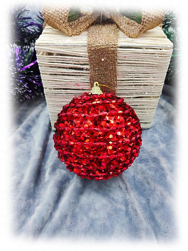 Набор шаров 10 см 2 шт красный 9920387 фото 2 Набор шаров 10 см 2 шт красный 9920387 фото 2