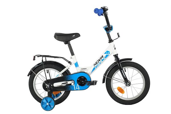 Велосипед детский Novatrack FOREST 14" 9" 1 ск. белый 141FOREST.WT21 2021