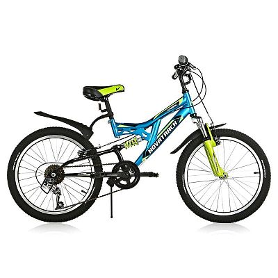 Велосипед горный двухподвес Novatrack SHARK 20"  6 ск. синий 20SS6V.SHARK.BL7 