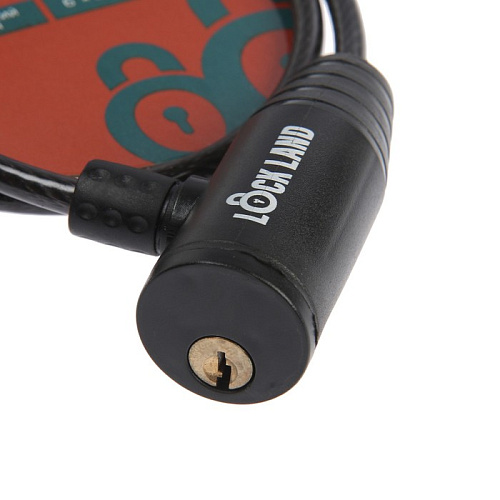 													Замок с ключом LOCKLAND castle, 6x650мм, черный,  3299278 фото 2