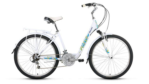 													Велосипед городской FORWARD женский Grace 2.0 26" 17" 21 ск. белый глянцевый FORWARD Grace 2.0 17" б