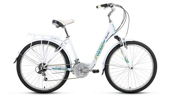 Велосипед городской FORWARD женский Grace 2.0 26" 17" 21 ск. белый глянцевый FORWARD Grace 2.0 17" б