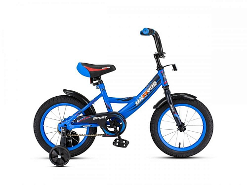 													Велосипед детский  MAXXPRO SPORT 14"  матовый сине-черный SPORT-14-5 (19) 