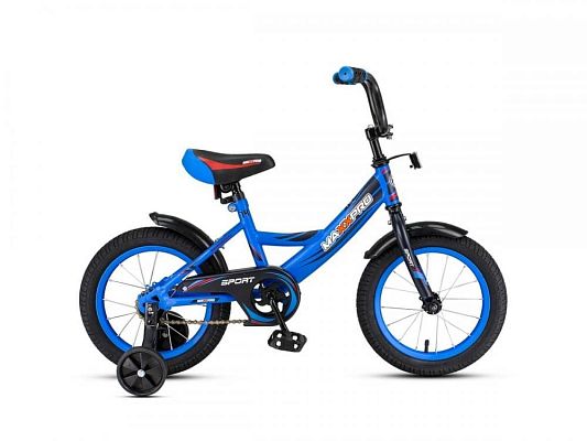 Велосипед детский  MAXXPRO SPORT 14"  матовый сине-черный SPORT-14-5 (19) 